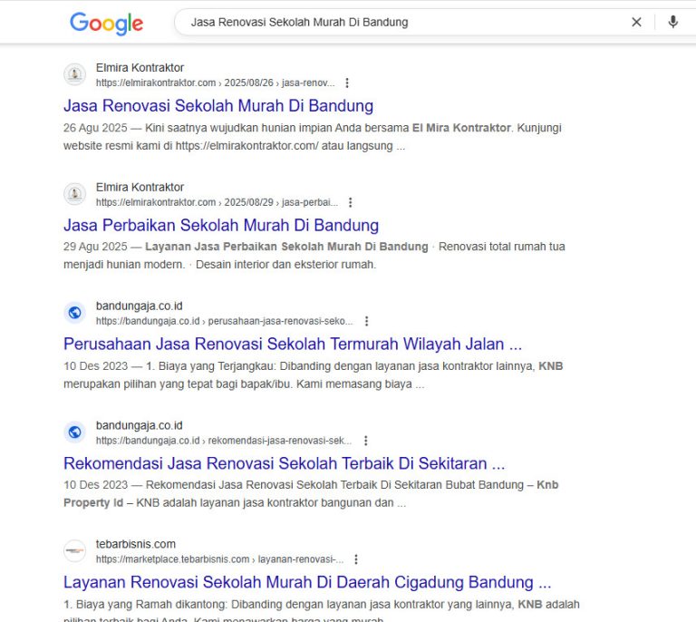 Select Jasa Renovasi Sekolah Murah Di Bandung P1