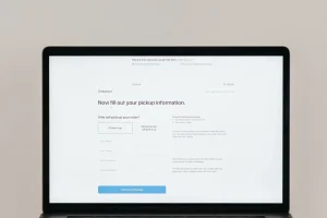 Business Website Laptop