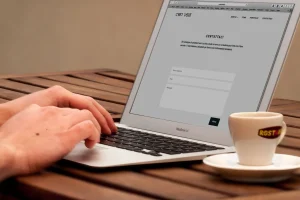 Business Website Laptop
